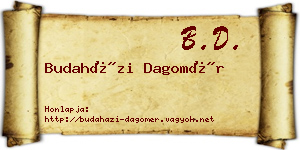 Budaházi Dagomér névjegykártya